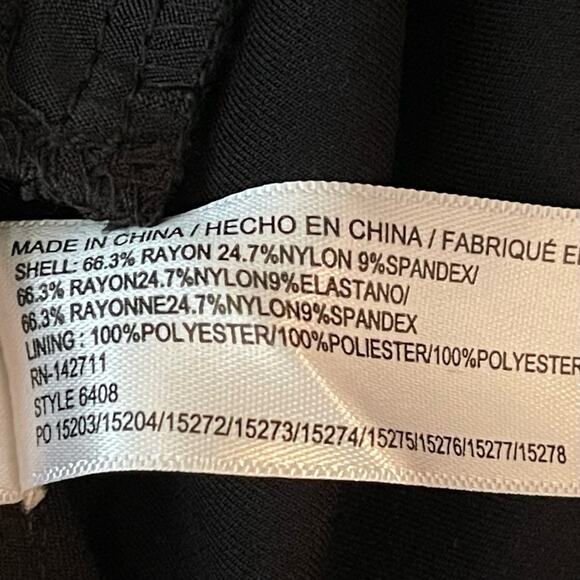 ELOQUII Black Dark Academia Minimalist Neutral Office Jacket Blazer NWOT Size 14 - Picture 10 of 12